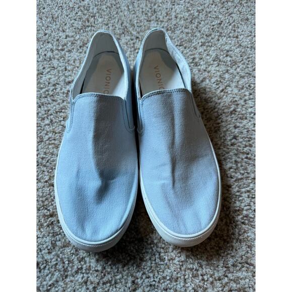 Vionic Canvas slip on Shoes/loafers/sneakers size womens 11, Light blue - Picture 3 of 8